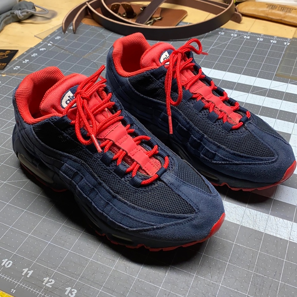 Nike air max 95 navy/red men’s 8.5